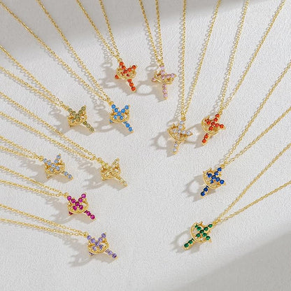 The Eternal Cross & Crown Necklace